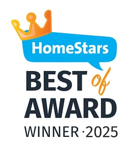 Homestars Award For 2025 Indicating Great Service