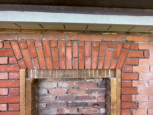 Brick Arch Over An Opening In A Wall